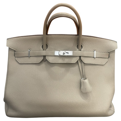 Hermès Birkin Bag aus Leder in Beige