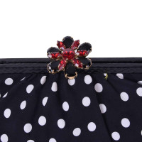 Dolce & Gabbana clutch "Carmen" with polka dots