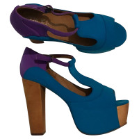 Jeffrey Campbell Sandales en Turquoise