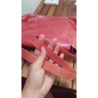 Fossil Handtasche aus Leder in Rot
