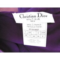 Christian Dior Rock aus Seide in Violett