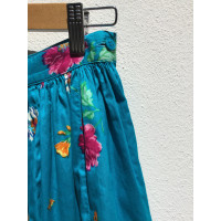 Kenzo Skirt Cotton in Turquoise
