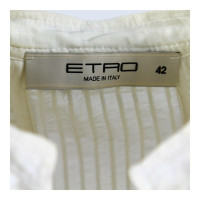 Etro Robe en Coton en Blanc