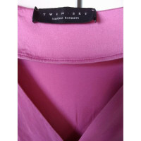 Twin Set Simona Barbieri Dress Silk in Fuchsia