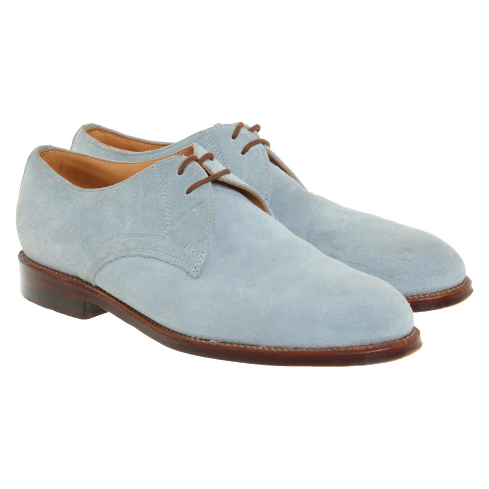 Ludwig Reiter Lace-up shoes Suede in Blue