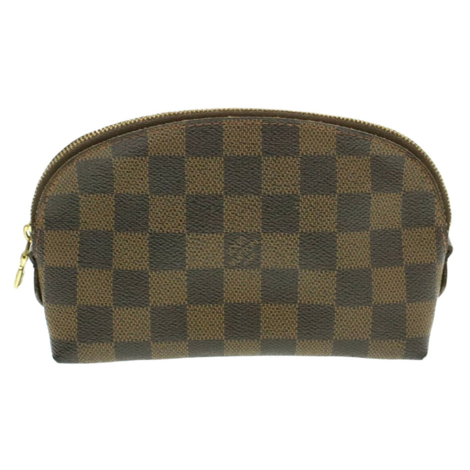 Louis Vuitton Cosmetic bag made of canvas in brown