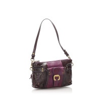 Chloé Paddington Bag aus Lackleder in Violett