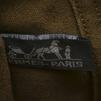 Hermès Fourre Tout Bag aus Canvas in Grün