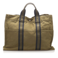 Hermès Fourre Tout Bag Canvas in Green