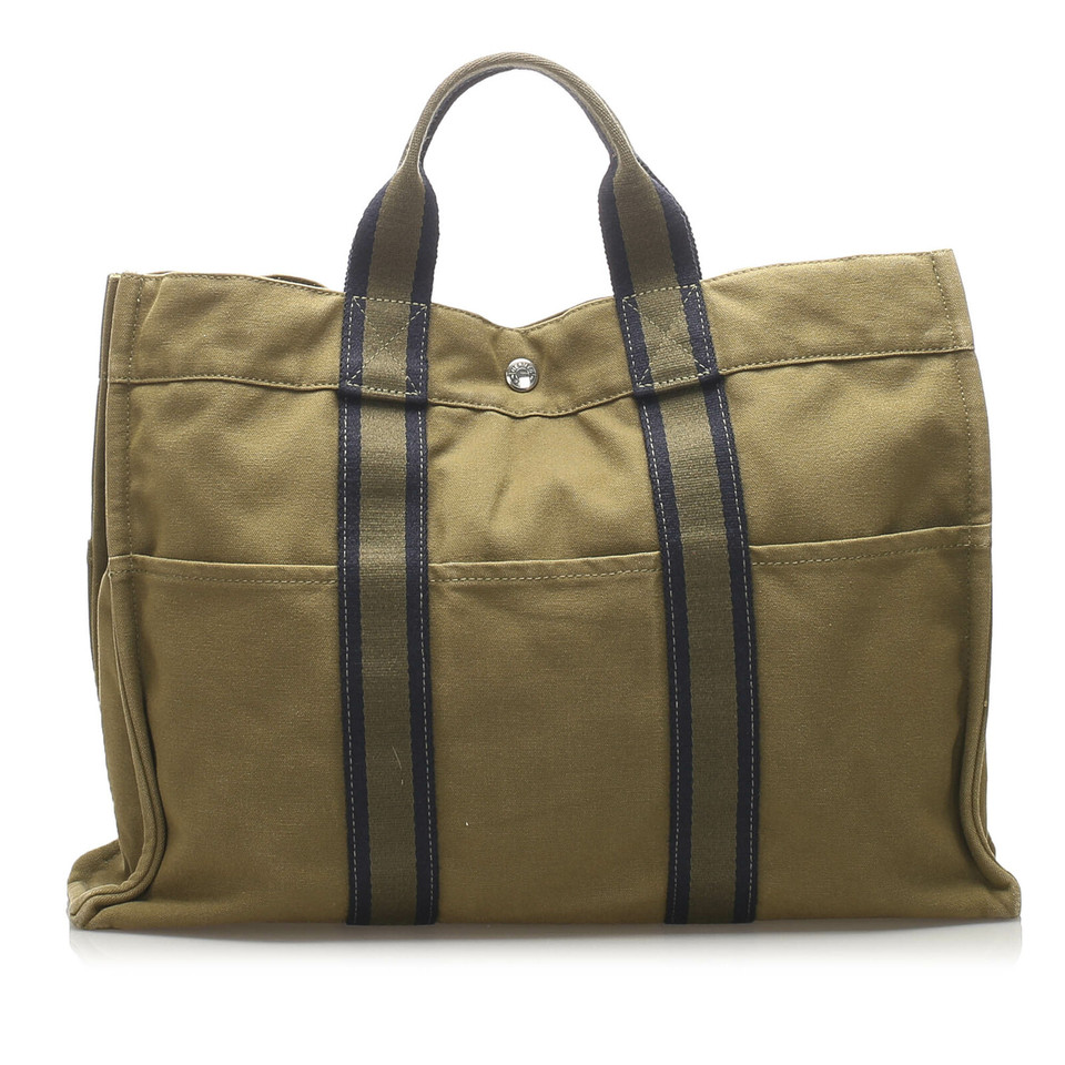 Hermès Fourre Tout Bag Canvas in Green