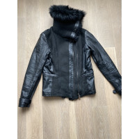 Song For The Mute Jacket/Coat Leather in Black