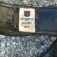 Emanuel Ungaro Belt Leather in Black