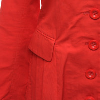 Marc By Marc Jacobs Jacke/Mantel aus Baumwolle in Rot