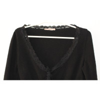 Red Valentino Top Wool in Black