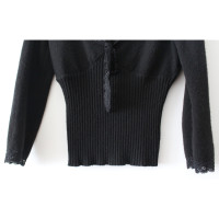 Red Valentino Top Wool in Black