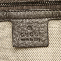 Gucci Soho Tote Bag in Pelle in Grigio