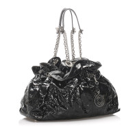 Christian Dior Le Trente Bag aus Lackleder in Schwarz