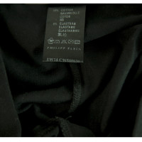 Philipp Plein Paire de Pantalon en Coton en Noir