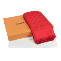 Louis Vuitton Monogram Tuch en Soie en Rouge