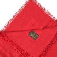 Louis Vuitton Monogram Tuch en Soie en Rouge