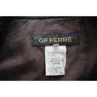 Gianfranco Ferré Jacke/Mantel aus Jeansstoff in Blau