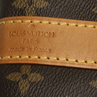 Louis Vuitton Keepall 55 Bandouliere in Tela in Marrone