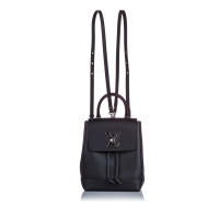 Louis Vuitton Lockme Backpack Mini Leer in Zwart