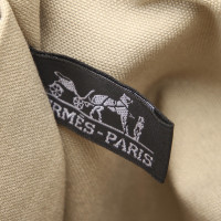 Hermès Clutch aus Canvas in Braun