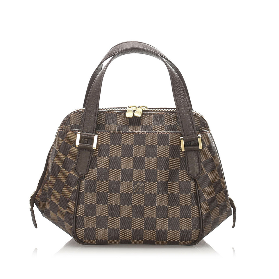 Louis Vuitton Belem in Tela in Marrone