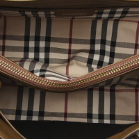 Burberry Handtasche aus Leder in Braun