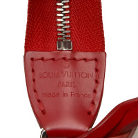 Louis Vuitton Pochette Accessoires Leer in Rood