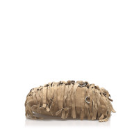 Yves Saint Laurent Umhängetasche aus Wildleder in Beige