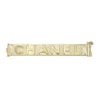 Chanel Braccialetto in Pelle in Oro