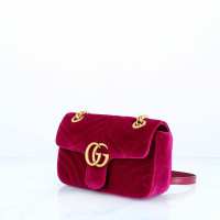 Gucci Marmont Bag aus Wildleder in Rosa / Pink
