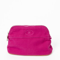 Hermès Handtasche aus Canvas in Rosa / Pink