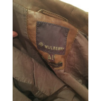 Mulberry Jacke/Mantel aus Leder in Braun