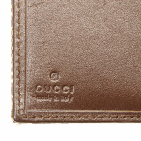 Gucci Täschchen/Portemonnaie aus Canvas in Beige