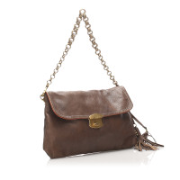 Prada Shoulder bag Leather in Brown