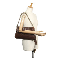 Prada Shoulder bag Leather in Brown