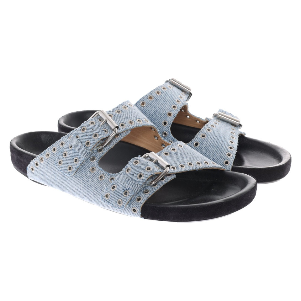 Isabel Marant Sandals Jeans fabric in Blue