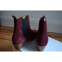 Iro Ankle boots Suede in Bordeaux