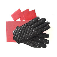 Valentino Garavani Handschuhe aus Leder in Schwarz