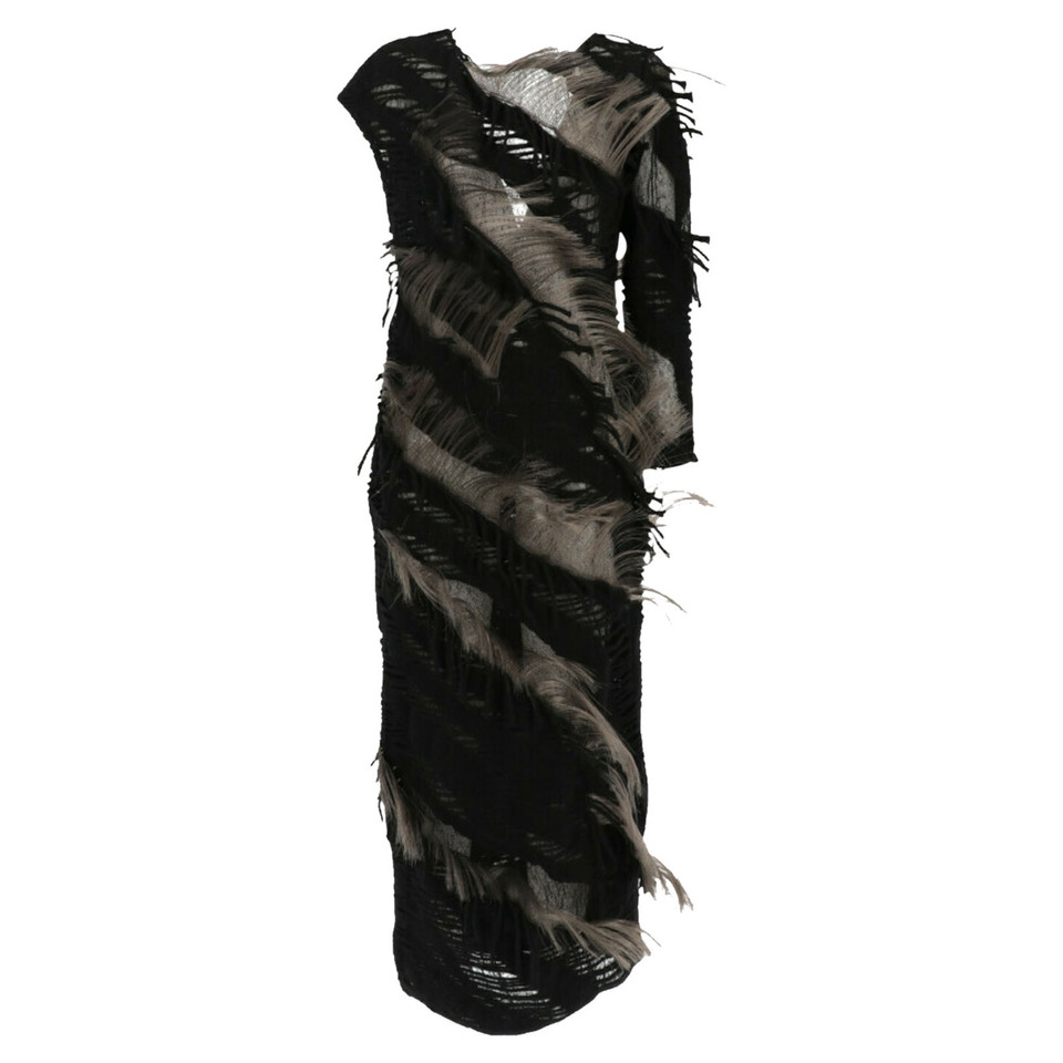 Gianfranco Ferré Kleid aus Wolle in Schwarz