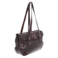 Aigner Handbag Leather in Brown