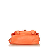 Proenza Schouler PS 1 mini aus Leder in Orange