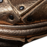 Burberry Shoulder bag Leather in Gold