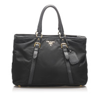 Prada Tote bag Cotton in Black