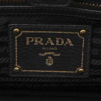 Prada Tote Bag aus Baumwolle in Schwarz