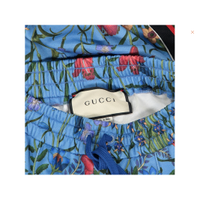 Gucci Hose aus Baumwolle in Blau