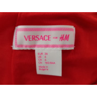 Versace For H&M Kleid aus Viskose in Rot